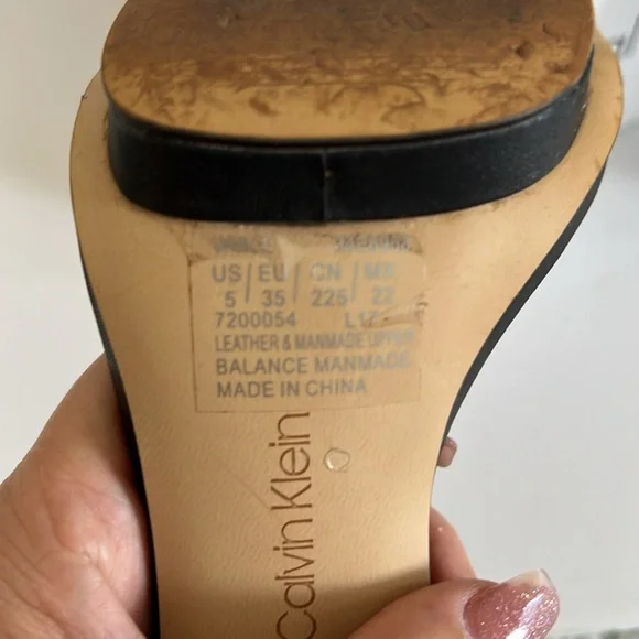 Calvin Klein Vable Beading Heels | Size 5M - Picture 9 of 11